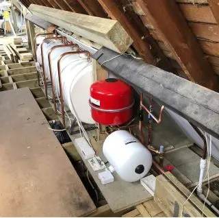 Horizontal unvented hot water tank installed in loft conversion #unventedcylinder #spacesaving #unventedhotwater #reliableplumber #localheatingengineers #caterham #surrey #worcesterboschaccreditedinstallers #taps #radiators #bathrooms #findaplumbersurrey #coulsdonmums #coulsdondads #whyteleafe #heatingengineer #toilet #leaks #boilers #powerflushing #heatingcontrols #heatingsystems #centralheating #tandridge #purley #purleyplumbers #trustedtrader #trades #tradesman